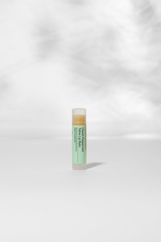 Classic Peppermint – Tallow Lip Balm | Cooling Sensation